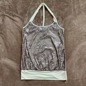 Kouture by Kimora | Sequin Halter Tank Top | Size Small